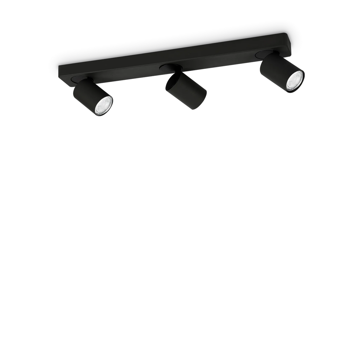 Plafonieră Ideal Lux Rudy PL3 Round, negru, 229058