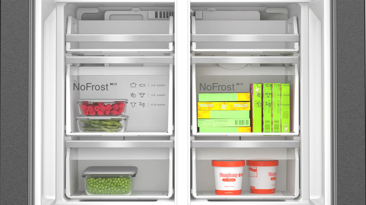 Frigider multi-door Bosch KFI96AXEA, Seria 6, 574 l, Total No Frost, inox