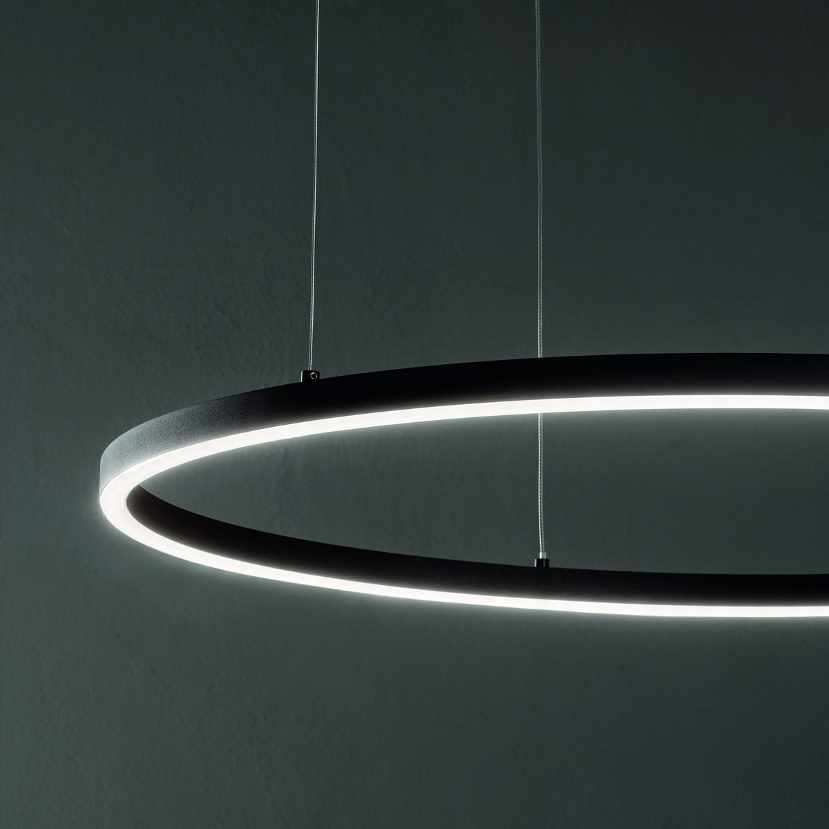 Lustră Ideal Lux Oracle Slim Round 3000K ON-OFF, alb, Ø50 cm, 229461