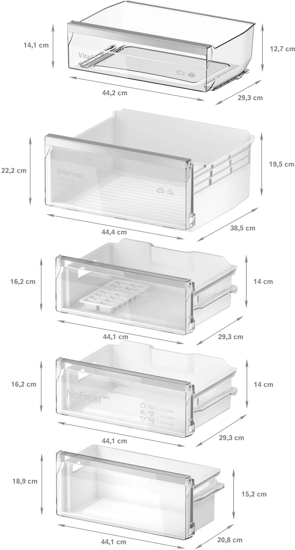 Combină frigorifică încorporabilă Bosch KIN96VFD0, Seria 4, 290 l, No Frost