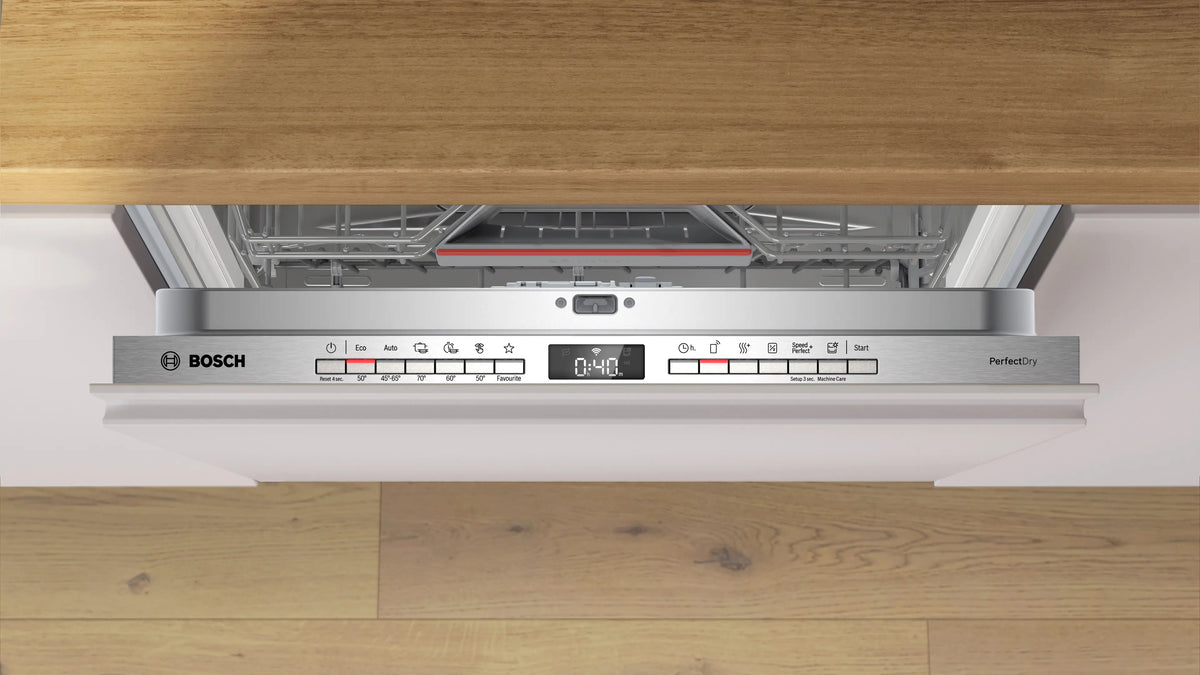 Mașină de spălat vase complet încorporabilă Bosch SMV6ZCX10E, Seria 6, 60 cm, 14 seturi
