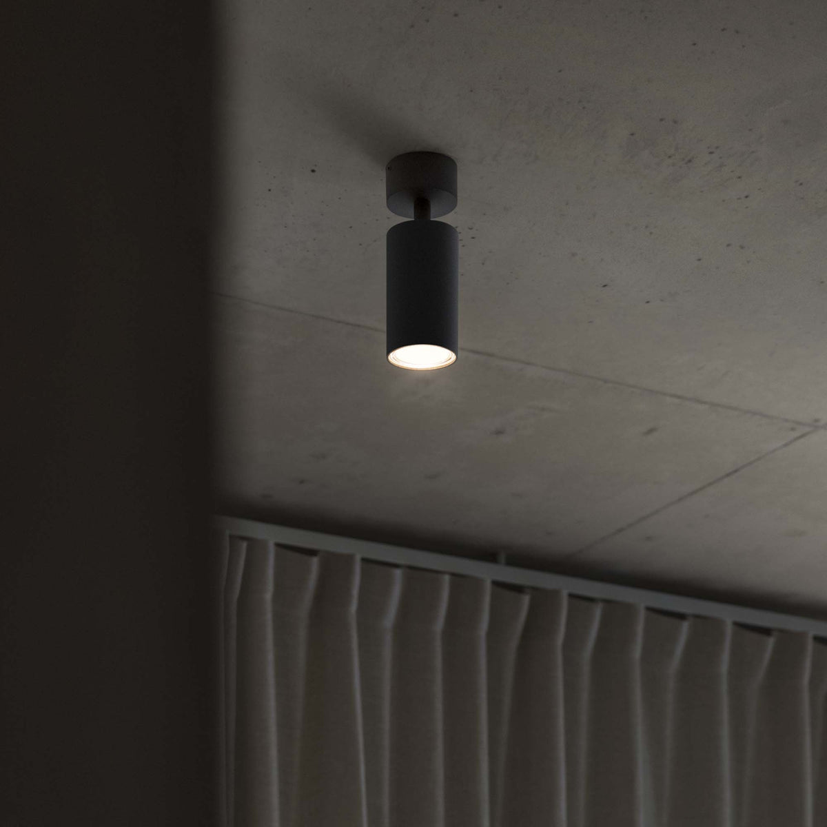 Plafonieră Ideal Lux Dynamite PL1, negru, 231471