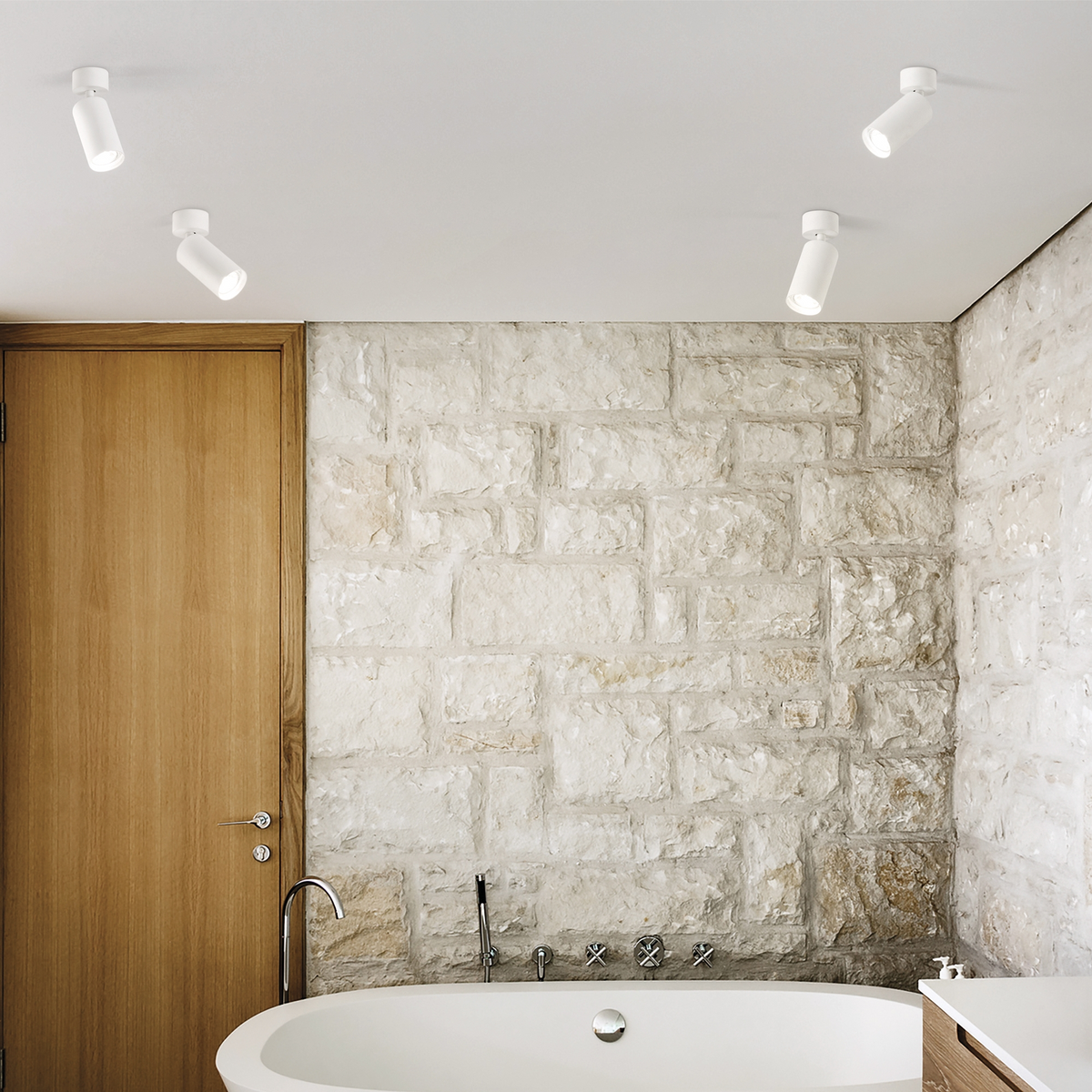 Plafonieră Ideal Lux Dynamite PL1, alb, 231495