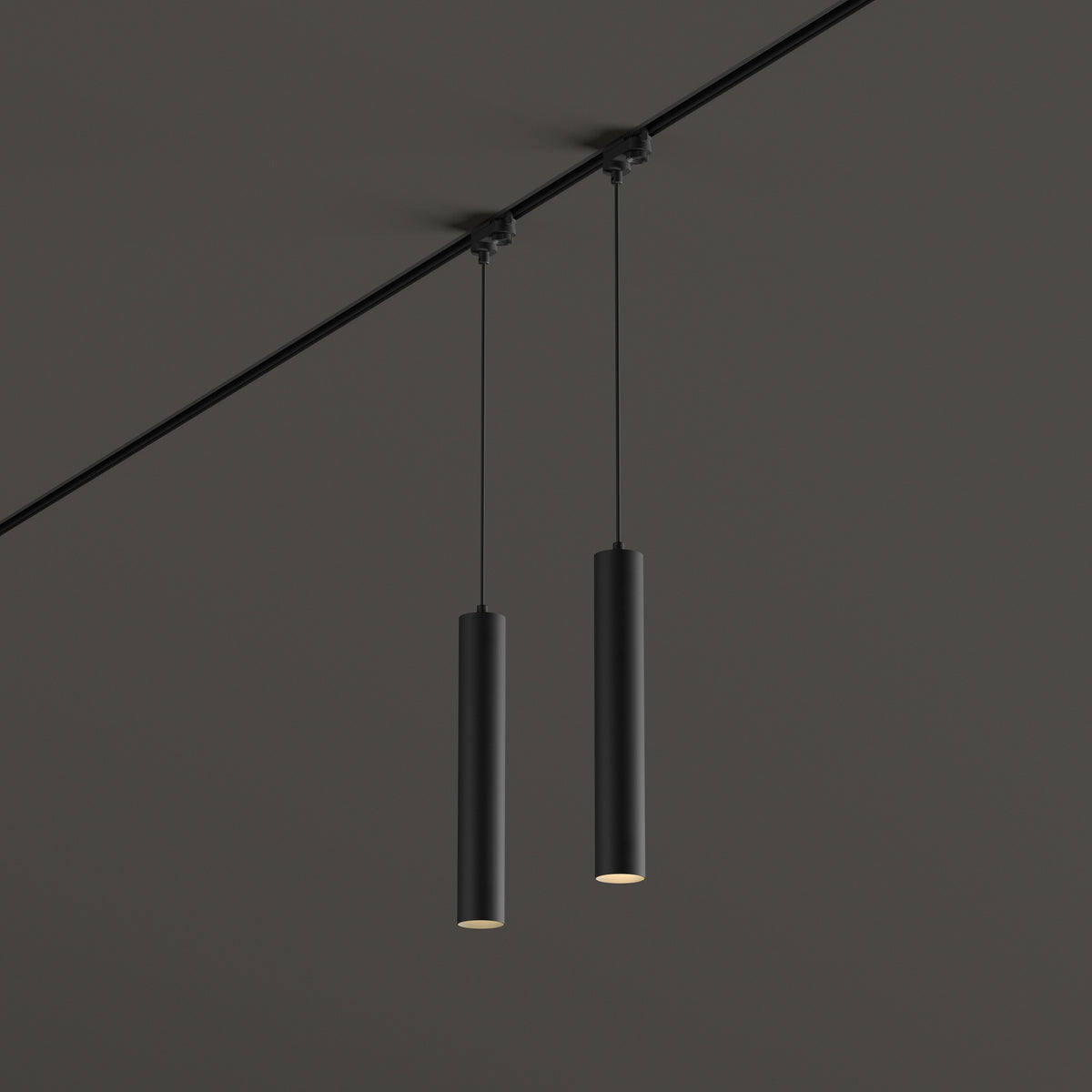 Spot pe șină Ideal Lux Look 3-PHASE, negru, 231631