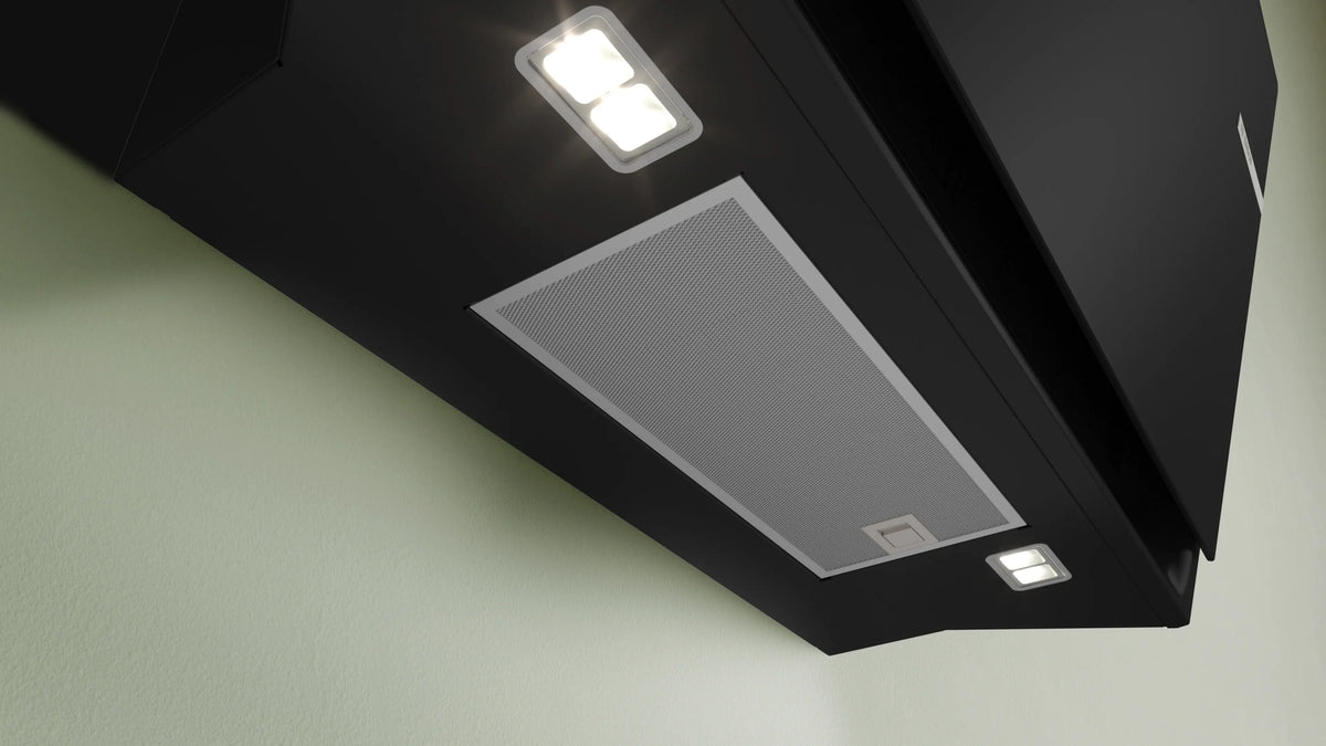 Hotă decorativă Bosch DWK81AN60, Seria 8, 80 cm, neagră