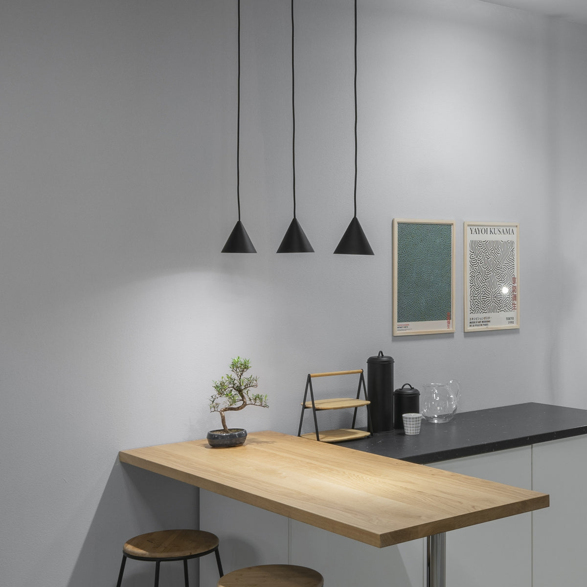 Pendul Ideal Lux A-line SP1, alb, Ø13 cm, 232690
