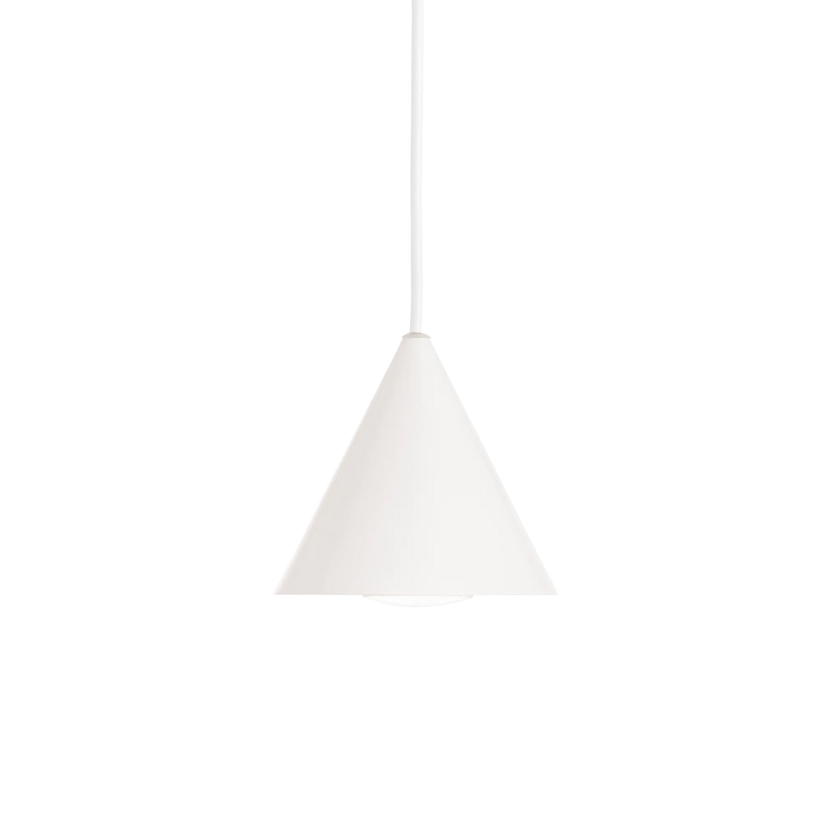 Pendul Ideal Lux A-line SP1, alb, Ø13 cm, 232690