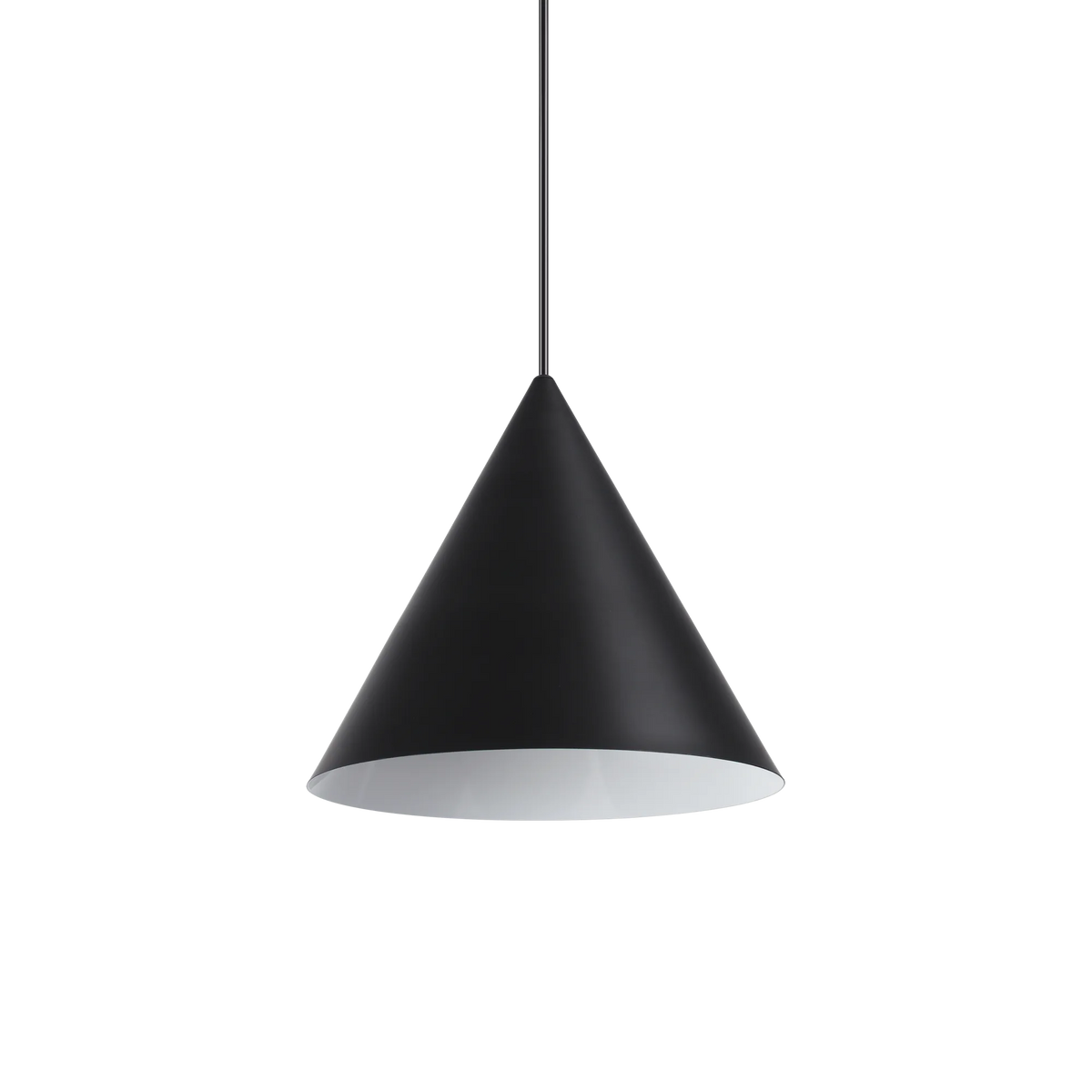 Pendul Ideal Lux A-line SP1, negru, Ø30 cm, 232744