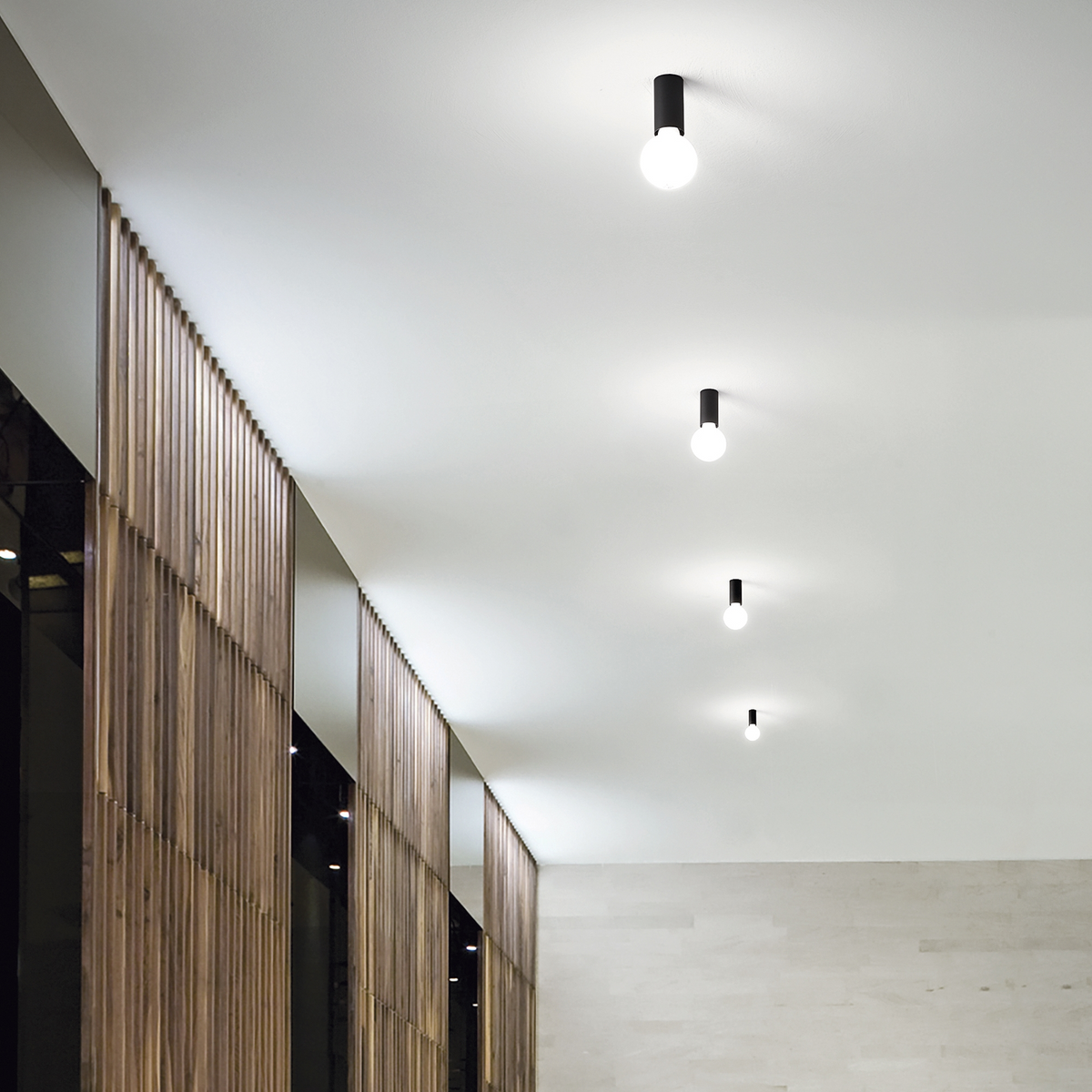Plafonieră Ideal Lux Petit PL1, alb, 232966
