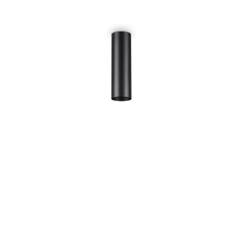 Plafonieră Ideal Lux Look PL1, negru, H20 cm, 233062