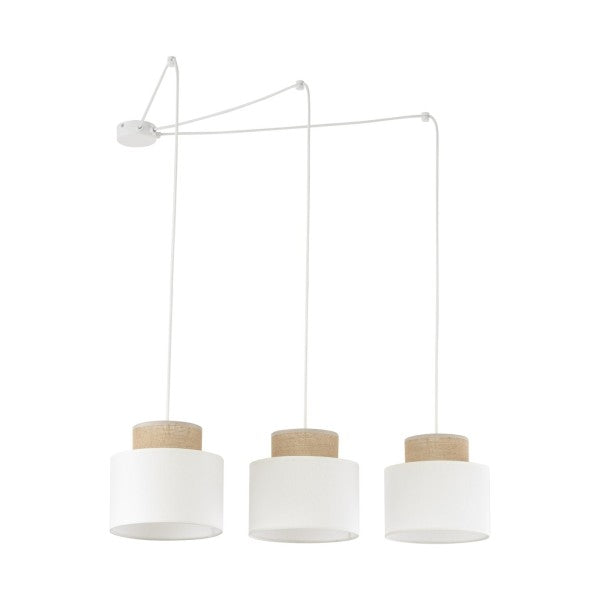 Lustra Duo Juta White 2345