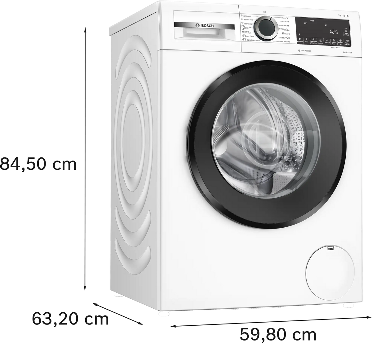 Mașină de spălat rufe Bosch WGG244Z5BY, Seria 6, 9 kg, 1400 rpm, albă