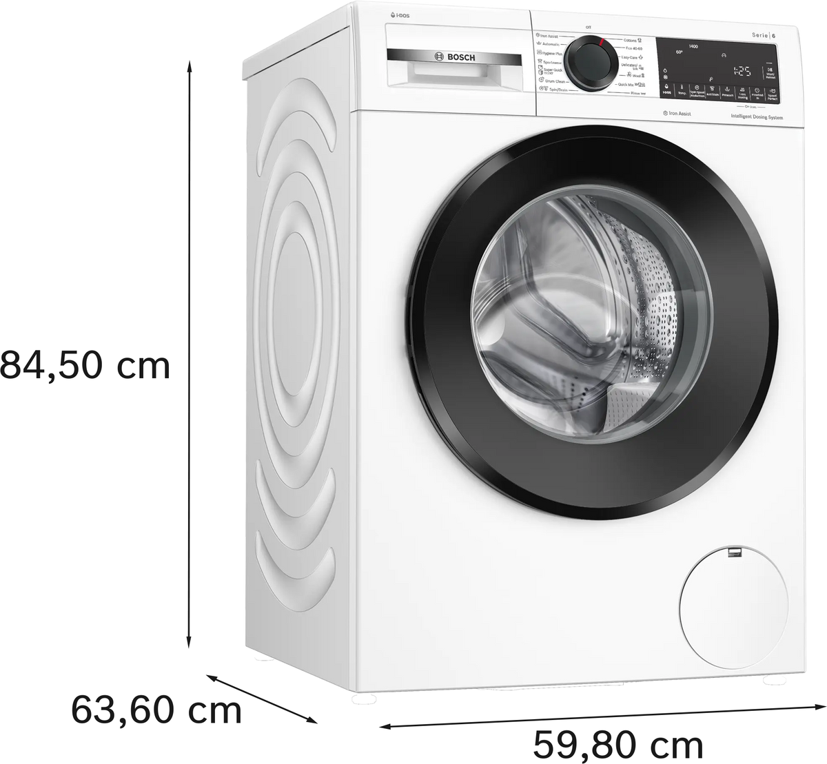 Mașină de spălat rufe Bosch WGG244F3BY, Seria 6, 9 kg, 1400 rpm, albă