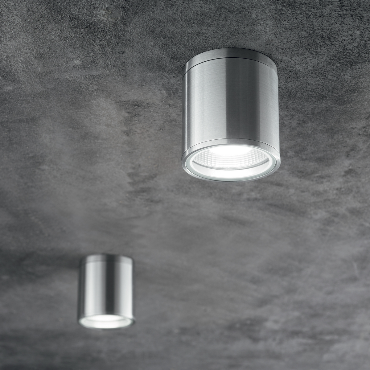 Plafonieră de exterior Ideal Lux Gun PL1, negru, 122687