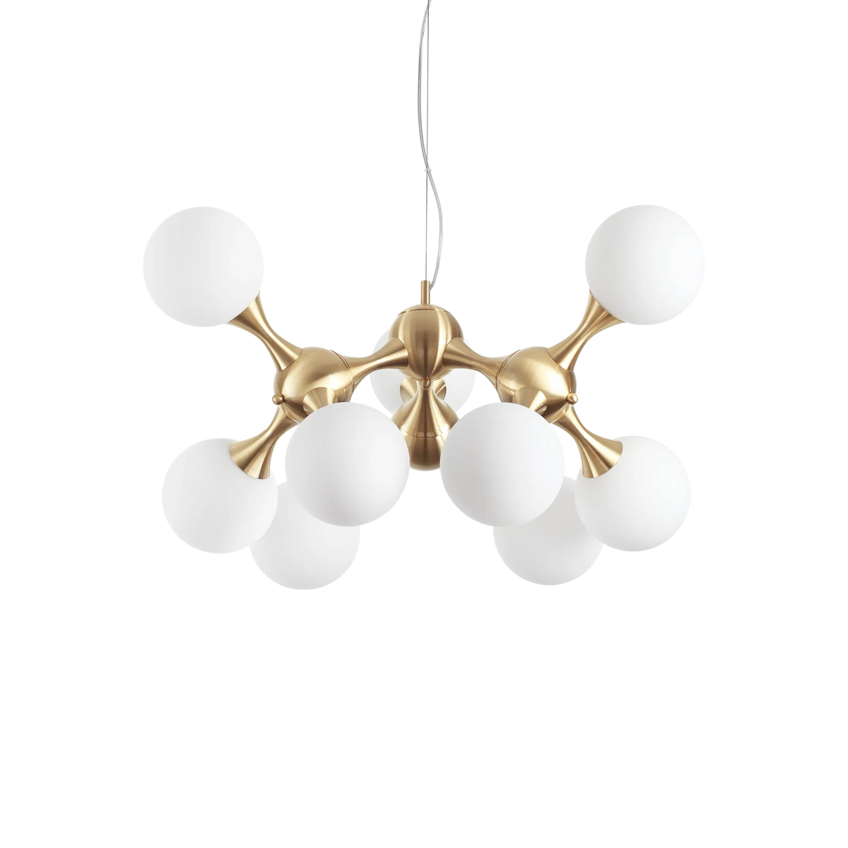 Lustră Ideal Lux Nodi SP9, alamă, 241036