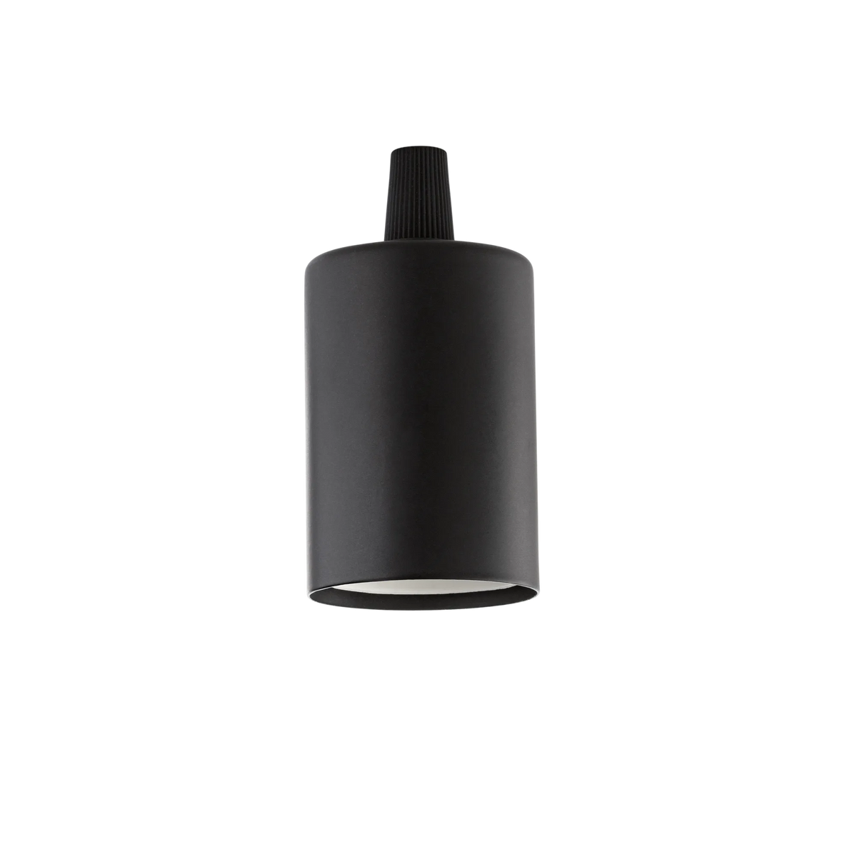 Dulie E27 Ideal Lux Portalampada E27 Liscio, negru, 242576