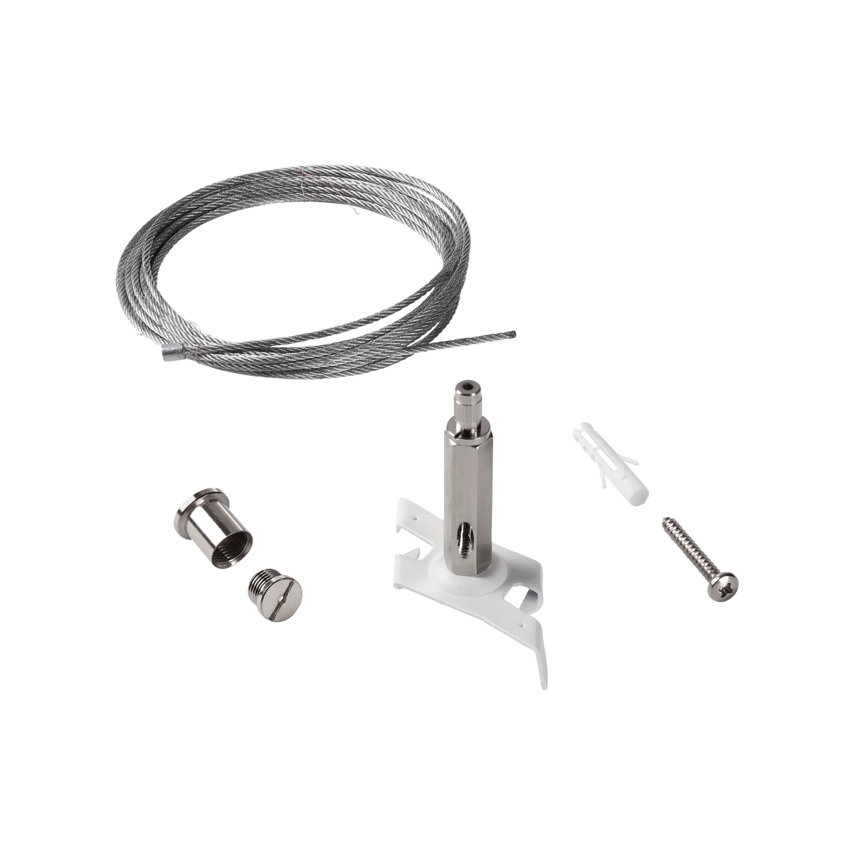 Rozetă Ideal Lux Link 3-PHASE T.less Kit Pendant No Rosone 3 Mt, alb, 242705