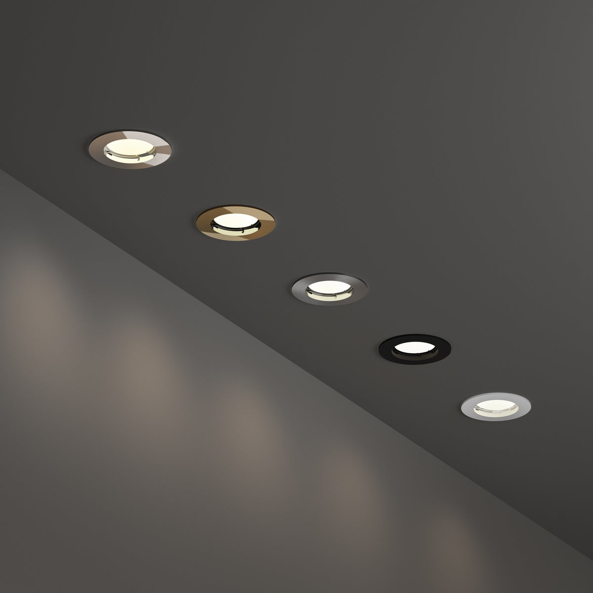 Spot încastrat Ideal Lux Jazz, negru, 243818