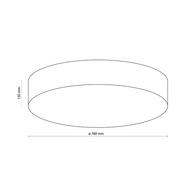 Plafoniera Rondo White 6 780 2443