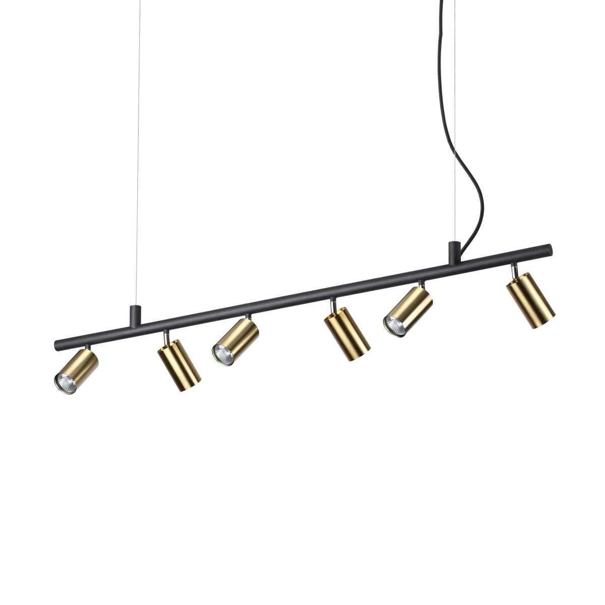 Lustră Ideal Lux Dynamite SP6, alamă, 244648