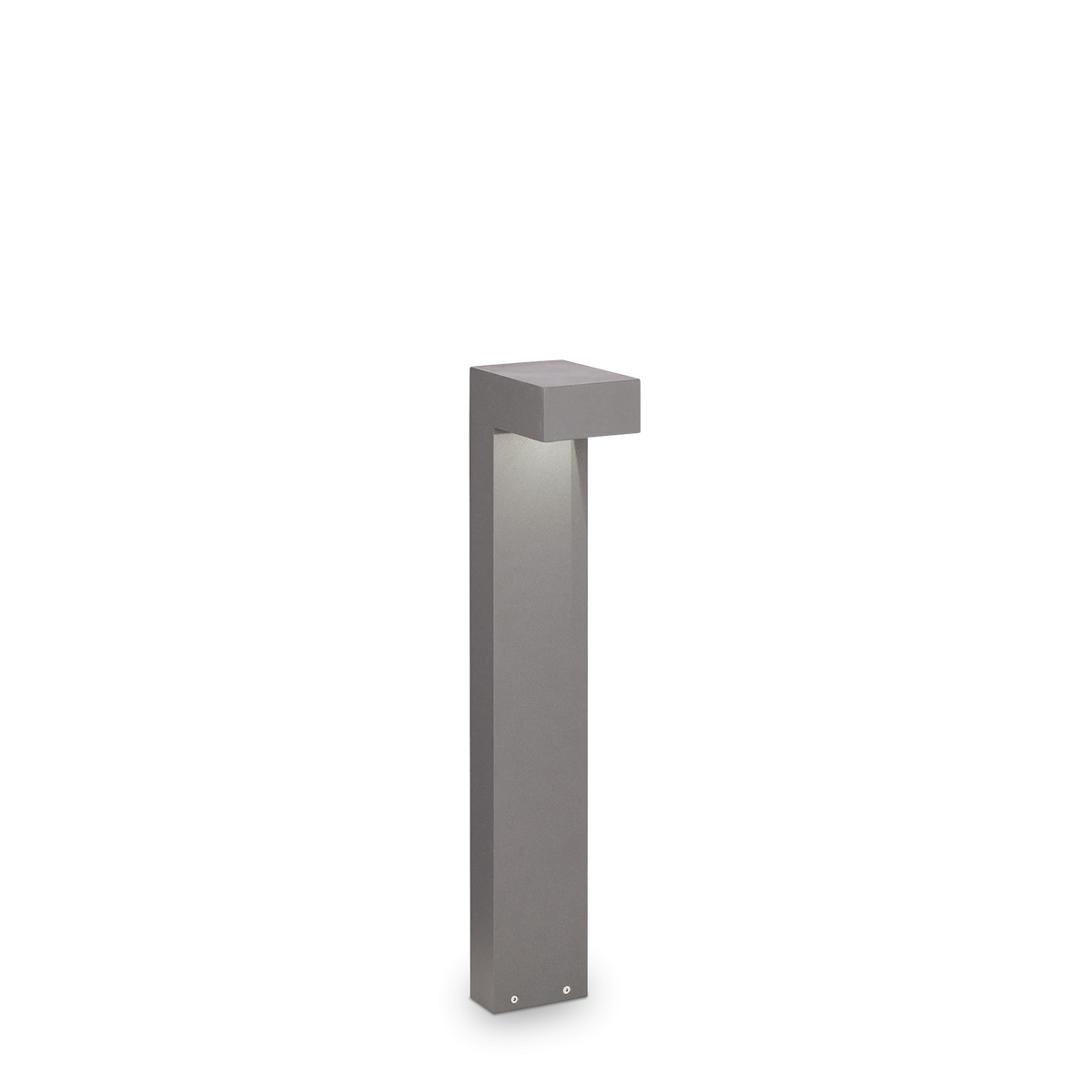 Stâlp de iluminat exterior Ideal Lux Sirio PT2, gri, H60 cm, 246970