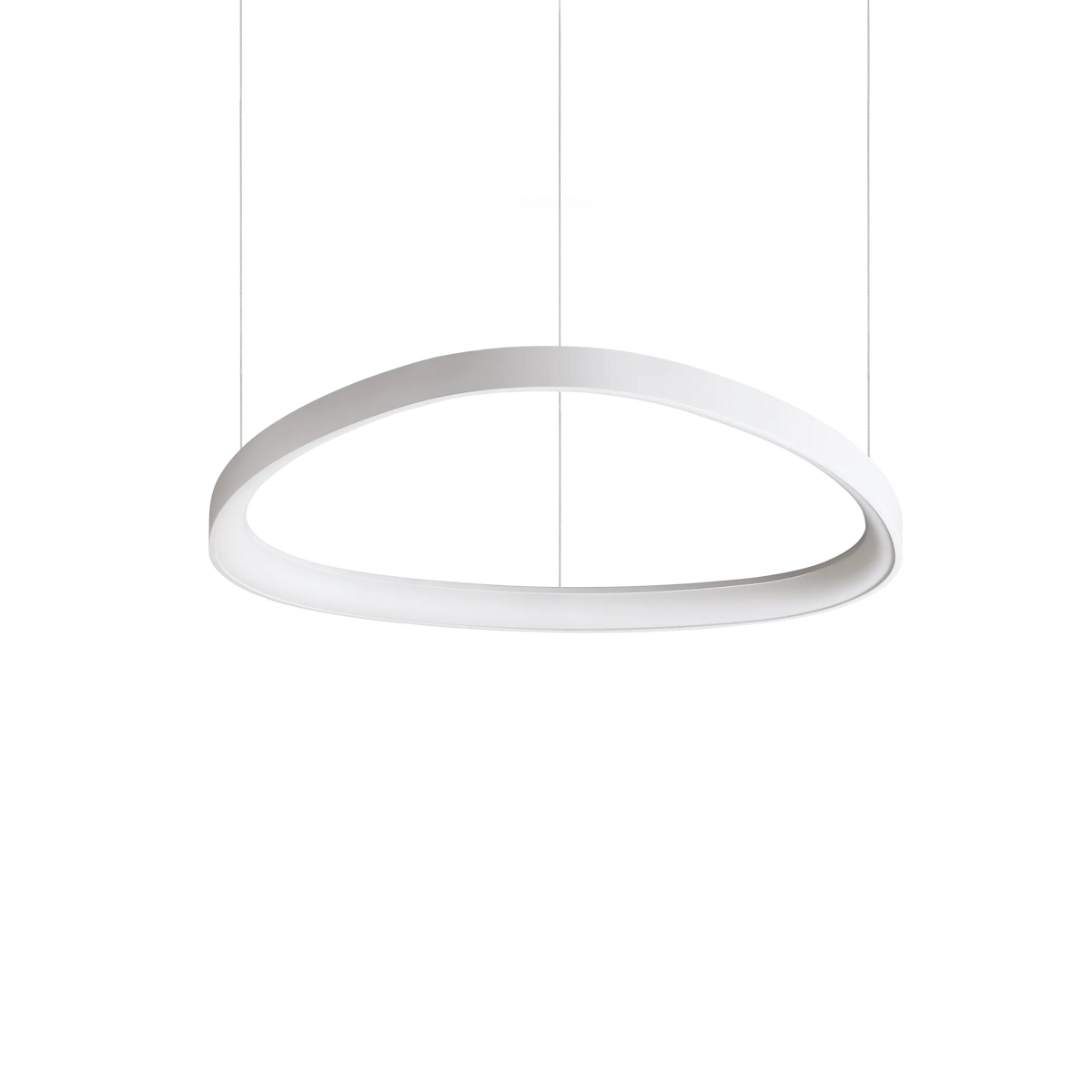 Lustră Ideal Lux Gemini ON-OFF 3000K, alb, Ø61 cm, 247250