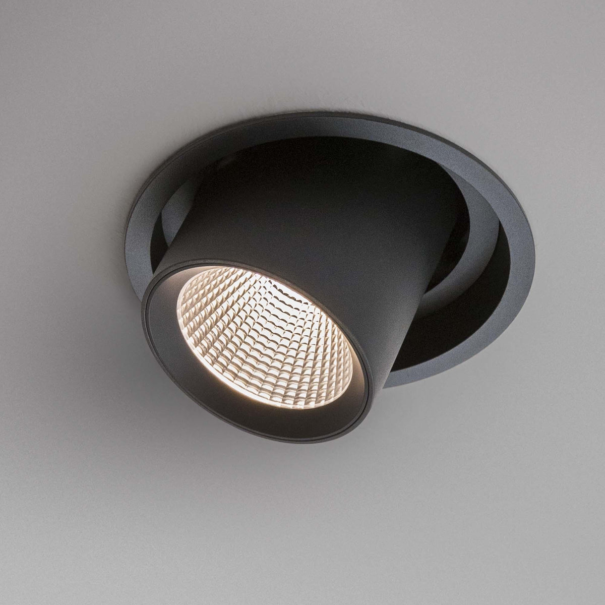 Spot încastrat Ideal Lux Nova 30W 3000K, negru, 248196