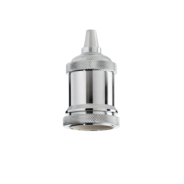 PORTALAMPADA E27 GHIERA CROMO 249193