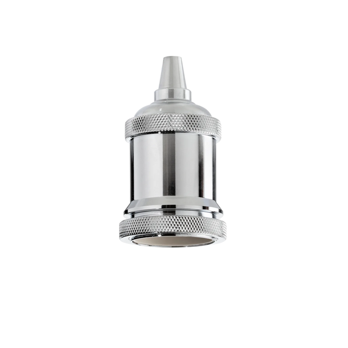 PORTALAMPADA E27 GHIERA CROMO 249193