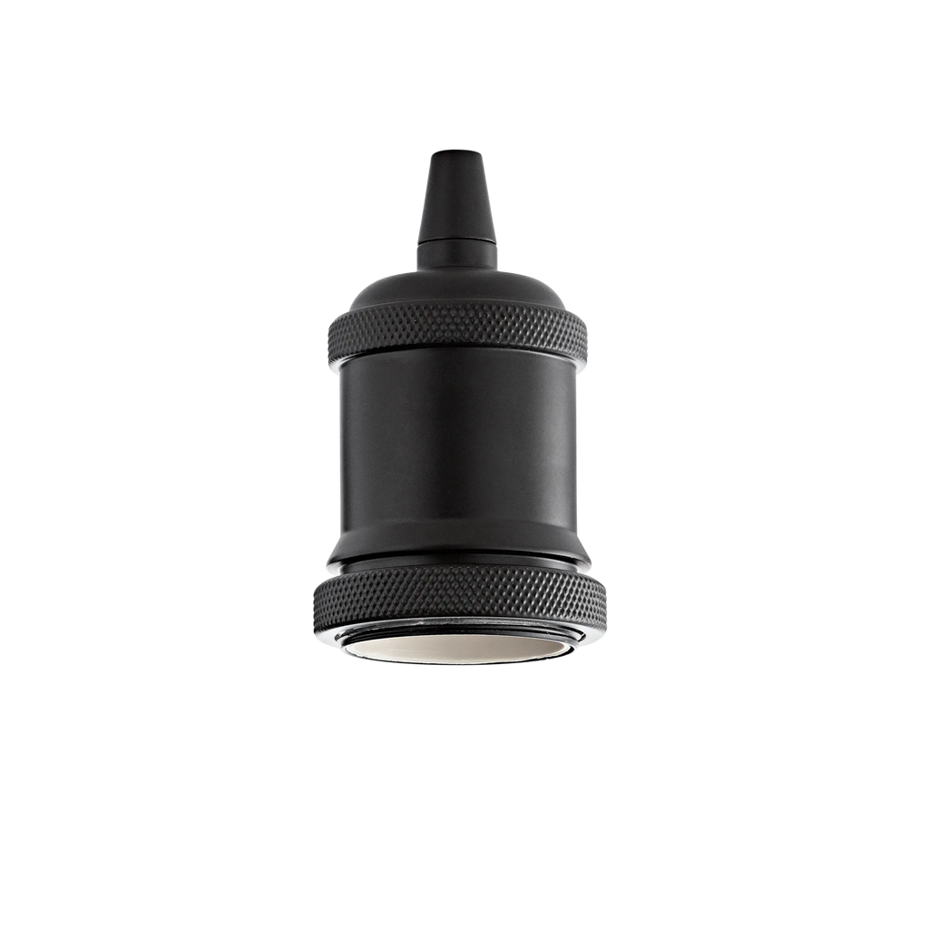 PORTALAMPADA E27 GHIERA NERO 249209