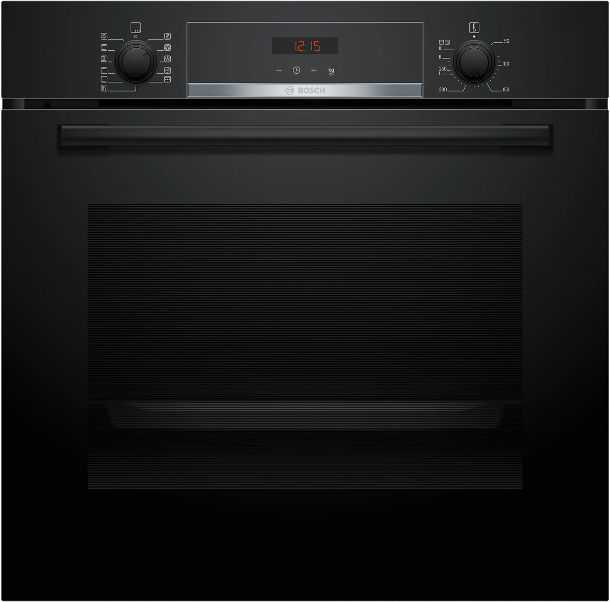 Cuptor încorporabil Bosch HBA574BB3, Seria 4, 71 l, curățare pirolitică, negru