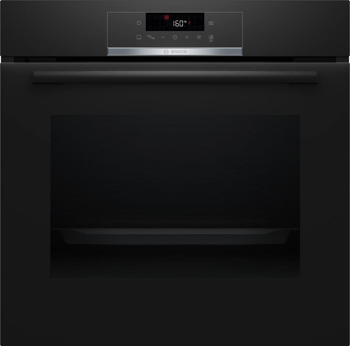Cuptor încorporabil cu abur Bosch HQG572EB3, Seria 4, 71 l, negru