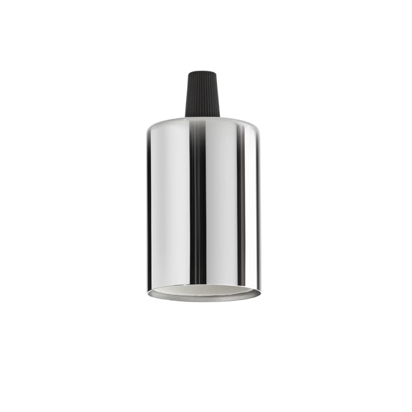 PORTALAMPADA E27 LISCIO CROMO 249230