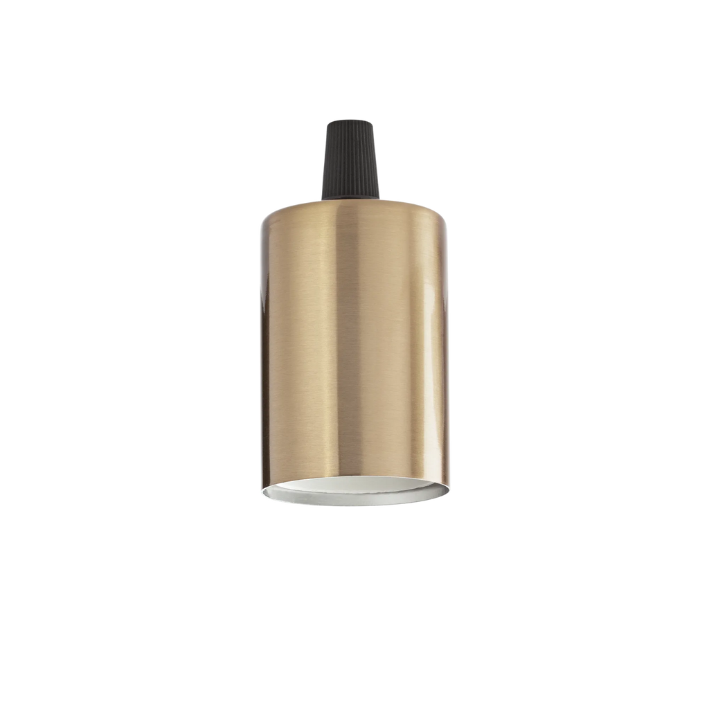 PORTALAMPADA E27 LISCIO OTTONE 249247