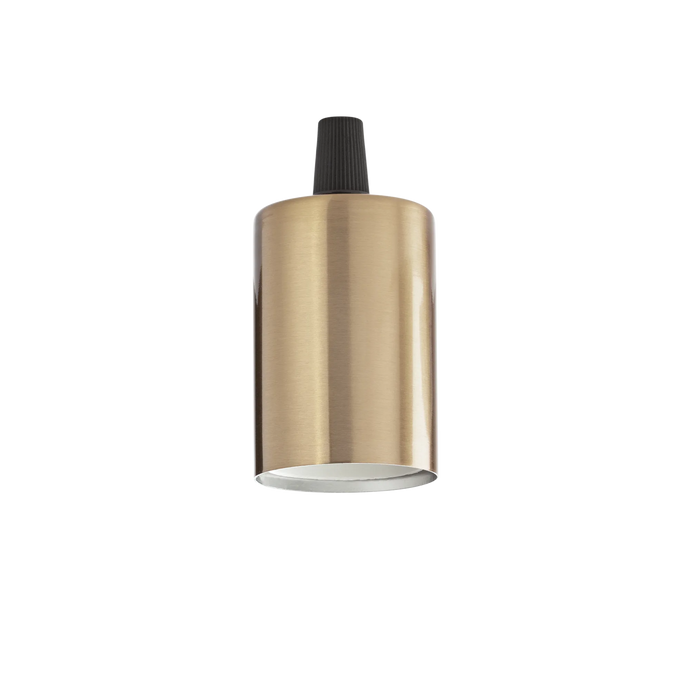 PORTALAMPADA E27 LISCIO OTTONE 249247