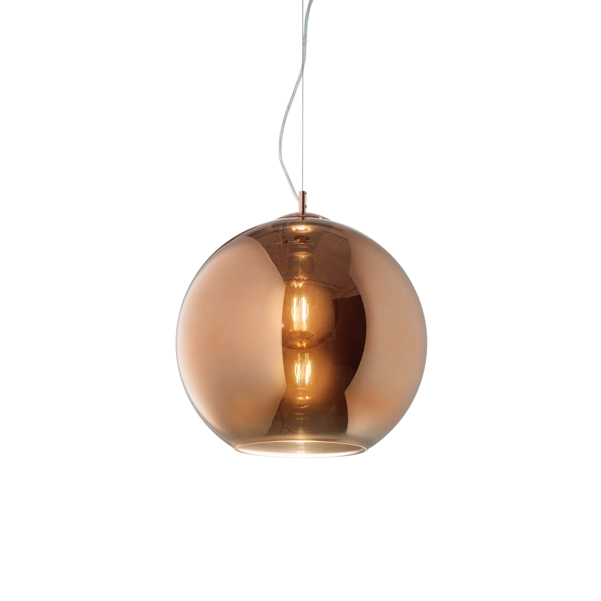 Pendul Ideal Lux Nemo SP1, cupru, Ø20 cm, 250328