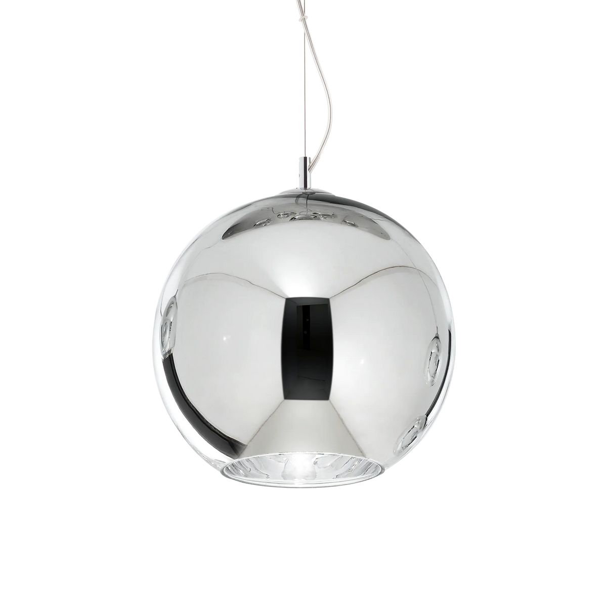 Pendul Ideal Lux Nemo SP1, crom, Ø40 cm, 250342