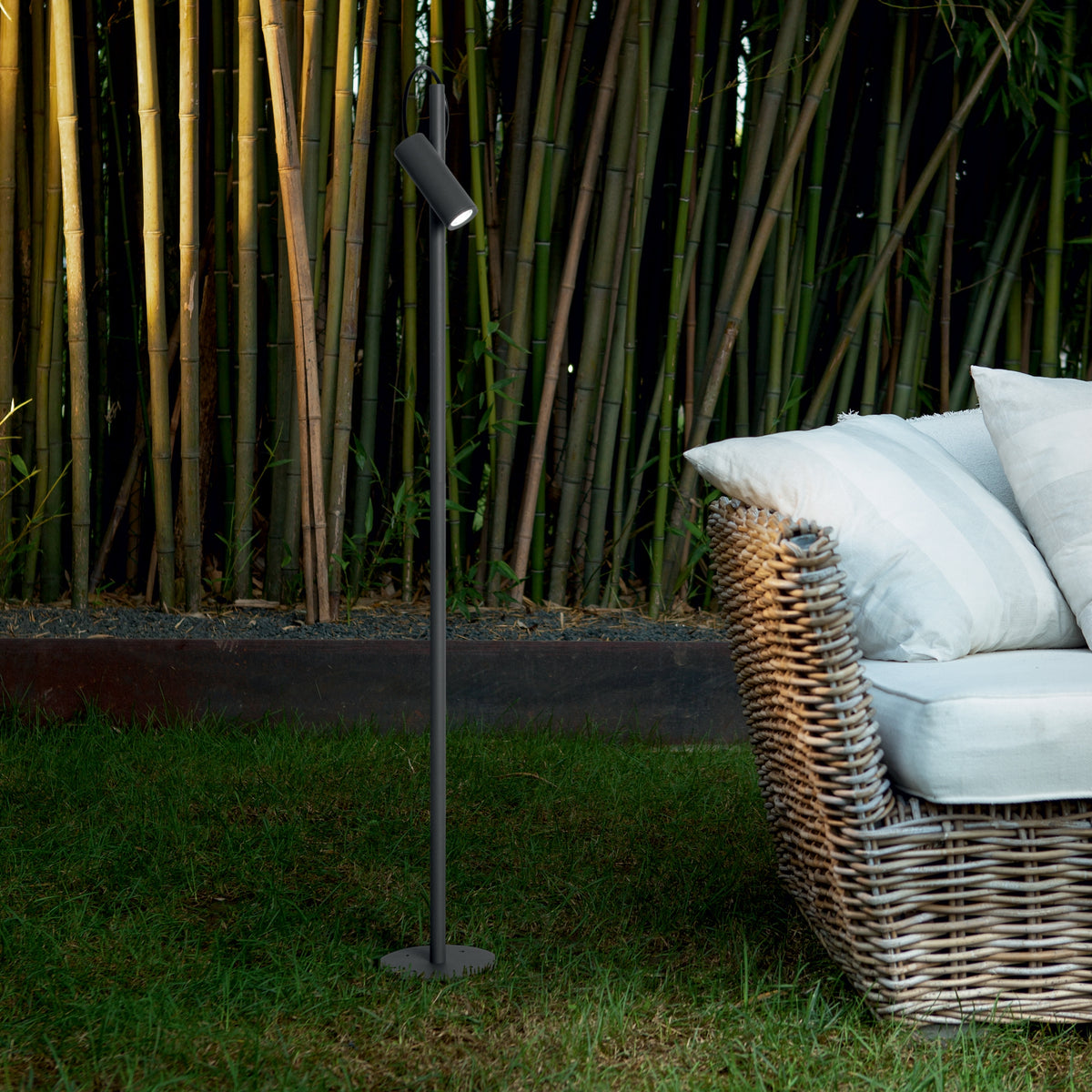 Lampă de exterior Ideal Lux Hub, H74 cm, 251226