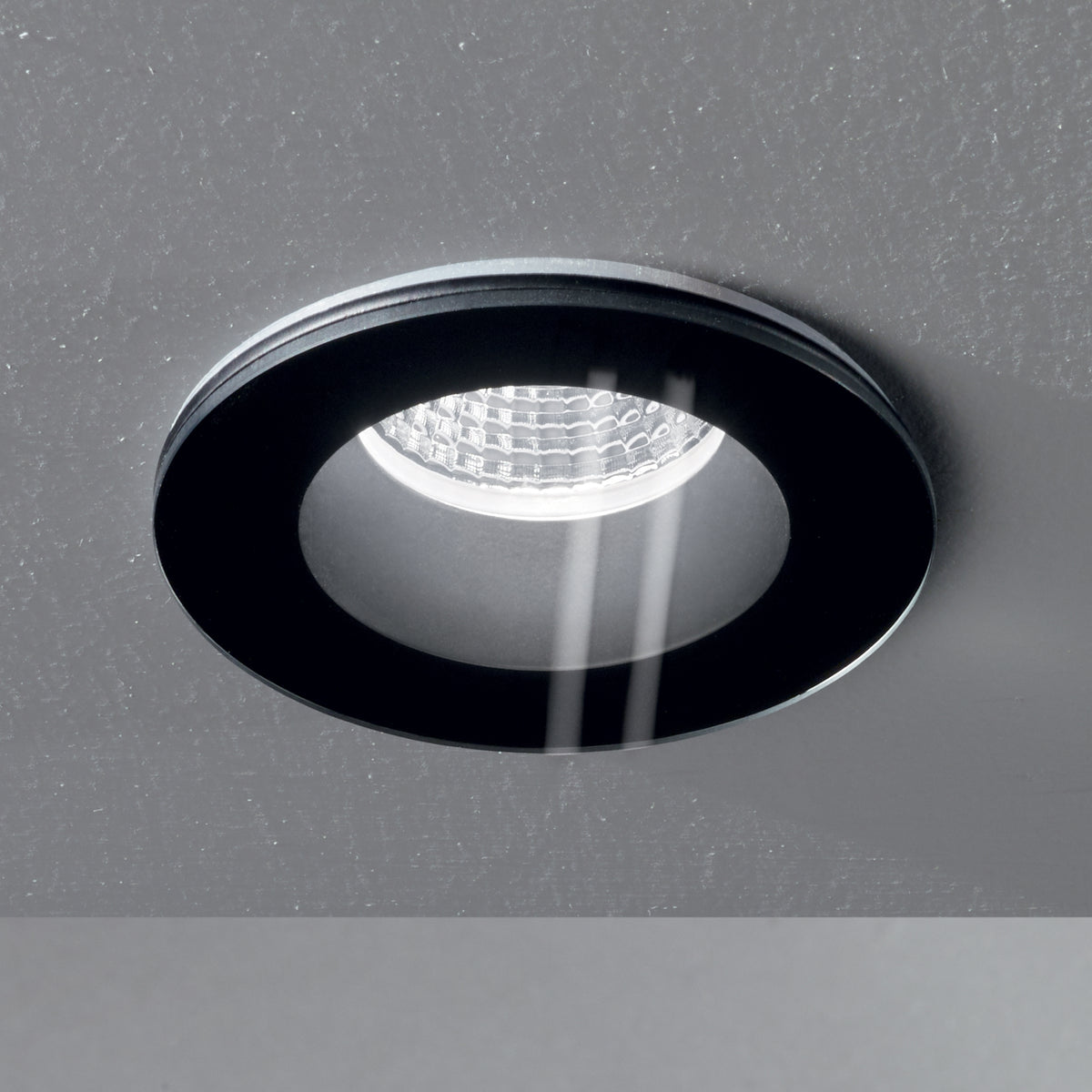 Spot încastrat Ideal Lux Room-65 Round, negru, 252032