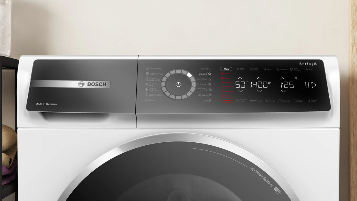 Mașină de spălat rufe Bosch WGB25402BY, Seria 8, 10 kg, 1400 rpm, albă