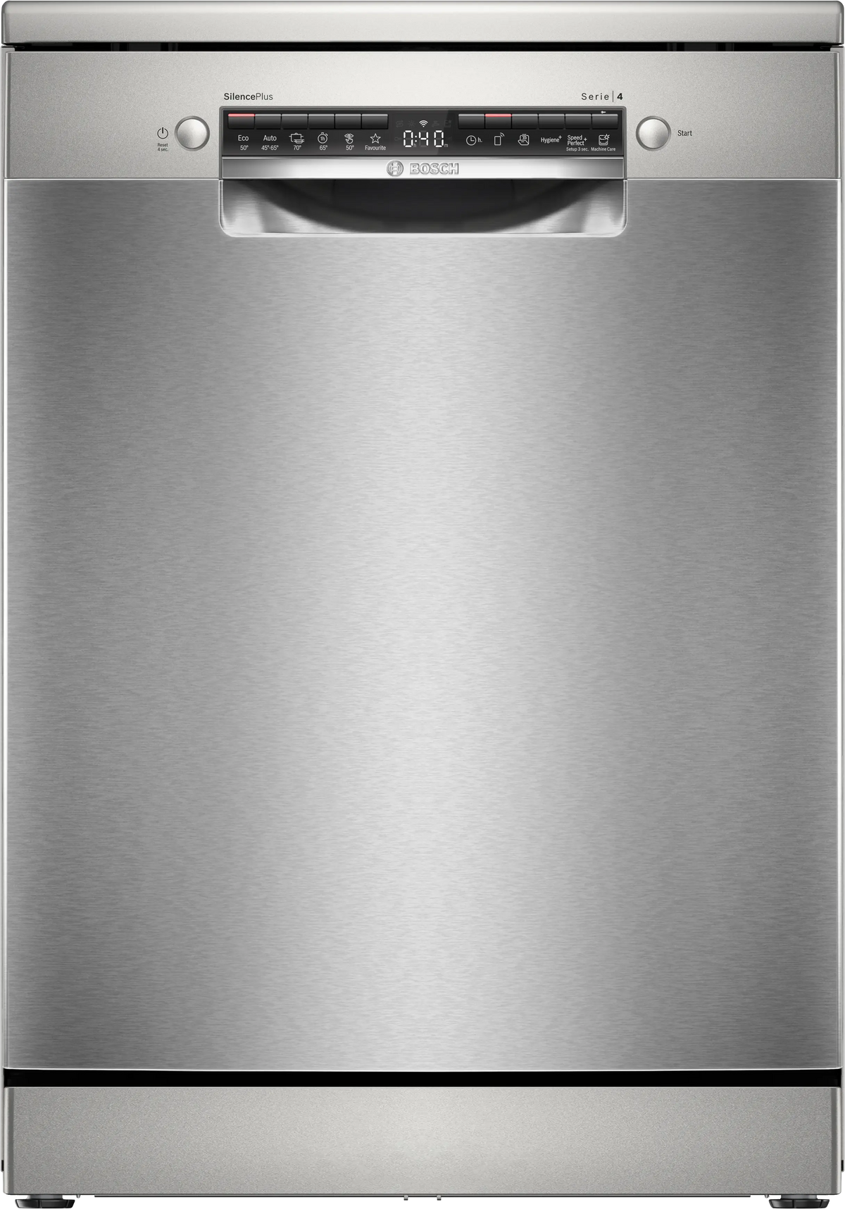 Mașină de spălat vase Bosch SMS4EVI09E, Seria 4, 60 cm, 14 seturi, inox