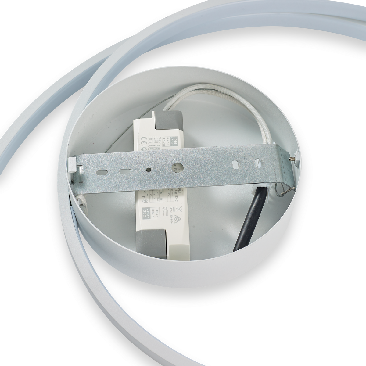 Plafonieră Ideal Lux Oz ON-OFF 3000K, alb, 253688