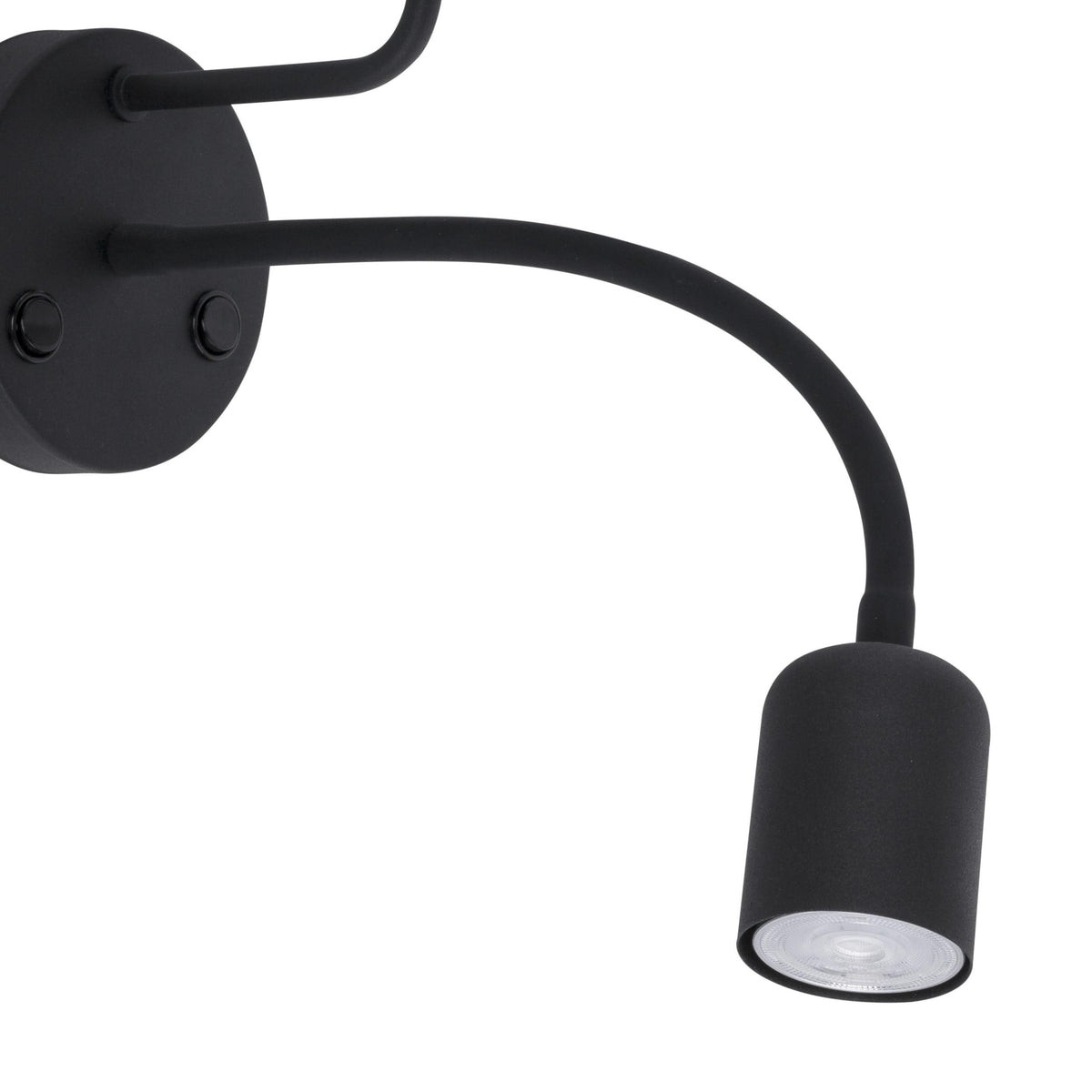 Aplică TK Lighting Maja, negru, 2 dulii E27 + GU10, 10081