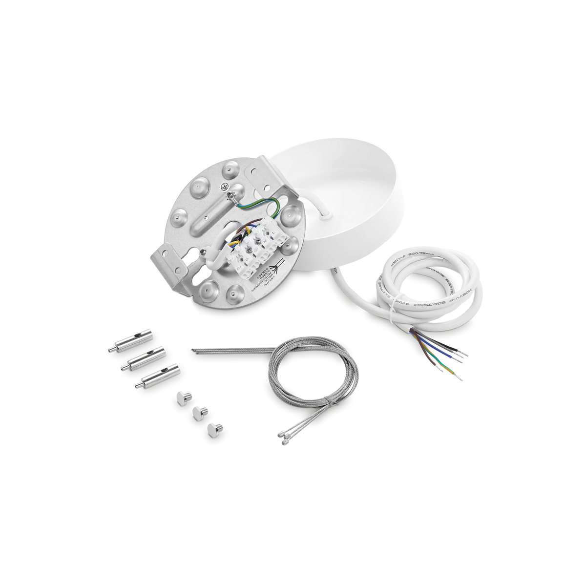 Pendul Ideal Lux Fly Kit Pendant, alb, 254289