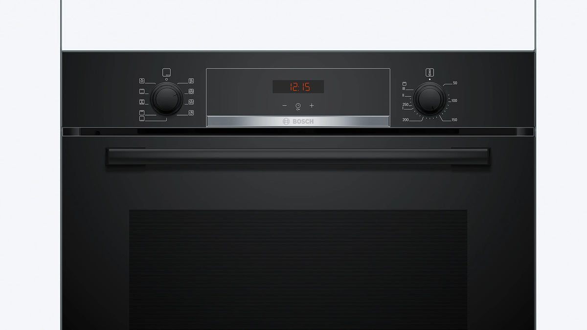 Cuptor încorporabil Bosch HBA534EB3, Seria 4, 71 l, negru