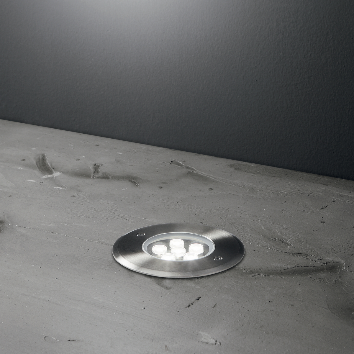 Spot încastrat de exterior Ideal Lux Floor, Ø12 cm, 255668