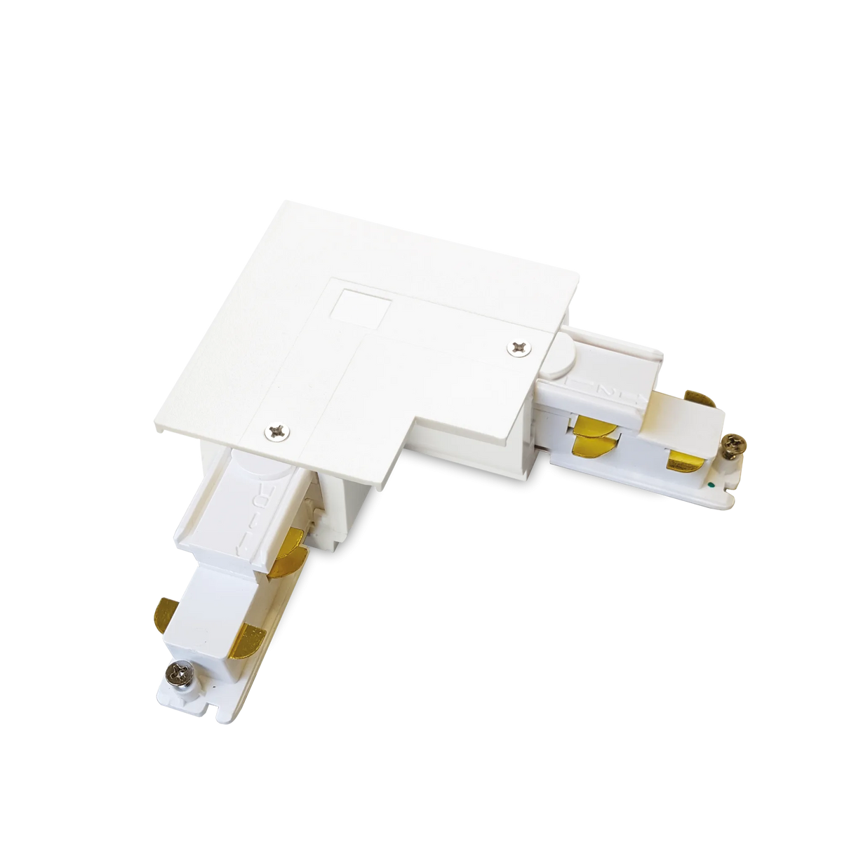 Conector Ideal Lux Link 3-PHASE Trim L-connector dreapta DALI 1-10V, alb, 256061