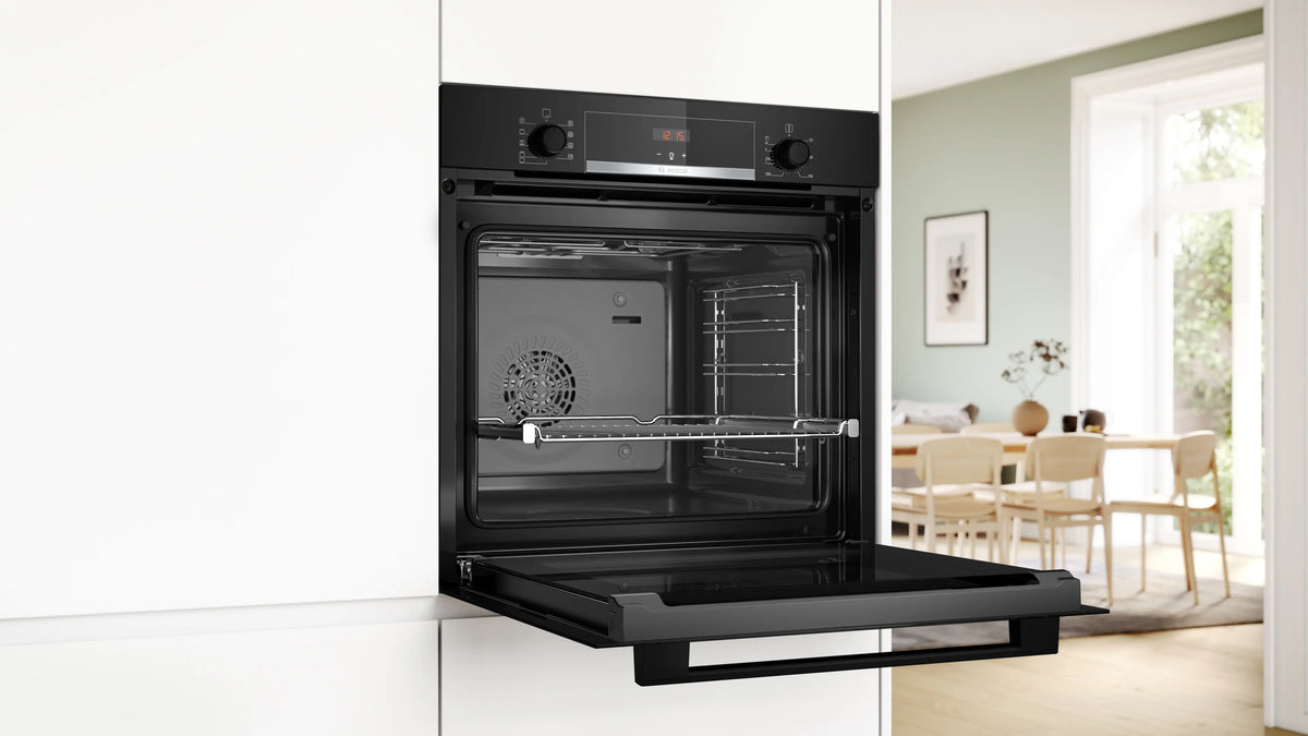 Cuptor încorporabil Bosch HBA534EB3, Seria 4, 71 l, negru
