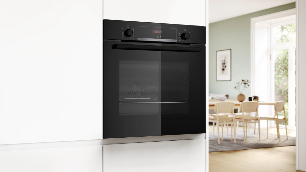 Cuptor încorporabil Bosch HBA554EB3, Seria 4, 71 l, negru