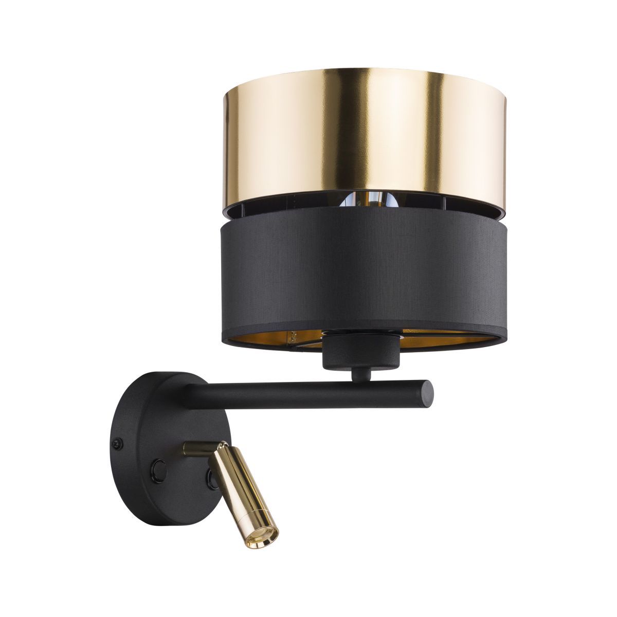 Aplică TK Lighting Hilton 2, negru/auriu, 2579